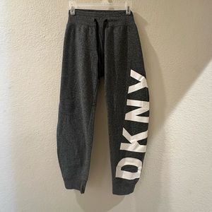 Dark grey DKNY sport low rise joggers